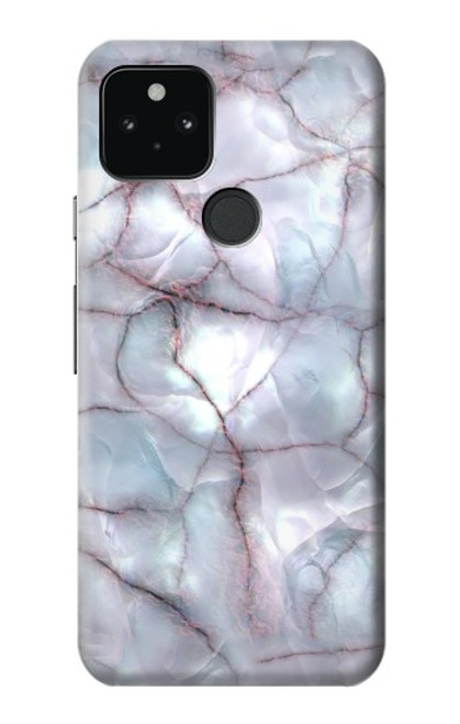 S2316 Bleu foncé Marbre Texture graphique Imprimer Etui Coque Housse pour Google Pixel 5