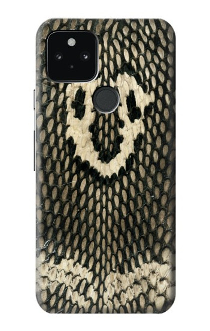 S2711 King Cobra Serpent Imprimé graphique Peau Etui Coque Housse pour Google Pixel 5