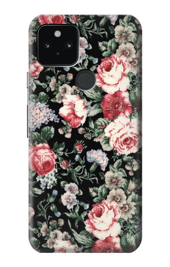 S2727 Motif Rose millésimé Etui Coque Housse pour Google Pixel 5