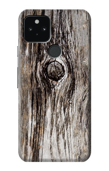 S2844 Vieux bois d'écorce graphique Etui Coque Housse pour Google Pixel 5