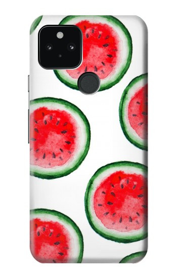 S3236 Motif melon d'eau Etui Coque Housse pour Google Pixel 5