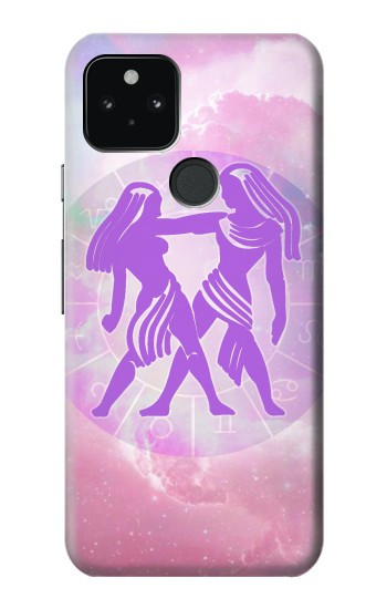 S3259 Zodiaque Gémeaux Etui Coque Housse pour Google Pixel 5