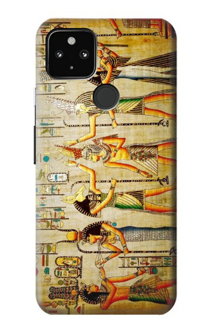 S0272 Egypte murale Art Etui Coque Housse pour Google Pixel 4a 5G