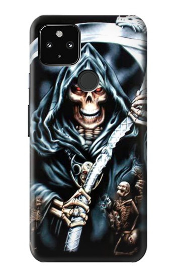 S0295 faucheuse Etui Coque Housse pour Google Pixel 4a 5G