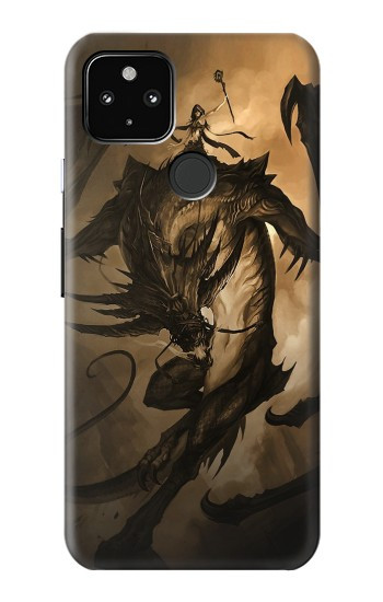 S0388 Dragon Etui Coque Housse pour Google Pixel 4a 5G