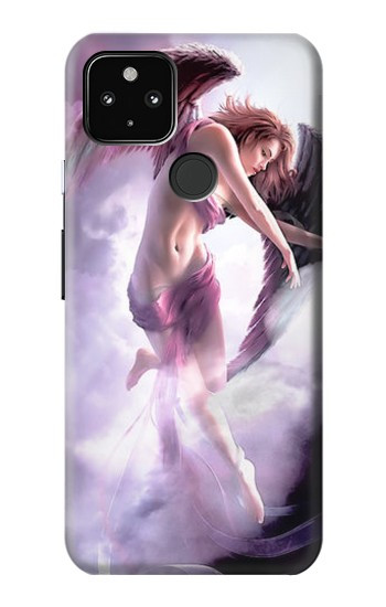 S0407 fantaisie Ange Etui Coque Housse pour Google Pixel 4a 5G