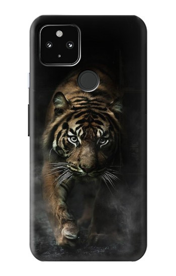 S0877 Tigre du Bengale Etui Coque Housse pour Google Pixel 4a 5G