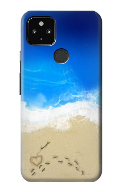 S0912 Plage Etui Coque Housse pour Google Pixel 4a 5G
