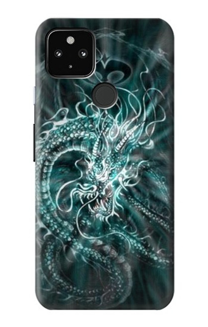 S1006 Numérique dragon chinois Etui Coque Housse pour Google Pixel 4a 5G