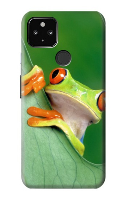 S1047 Petite grenouille Etui Coque Housse pour Google Pixel 4a 5G