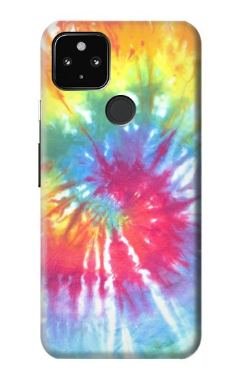 S1697 Tie Dye coloré imprimé graphique Etui Coque Housse pour Google Pixel 4a 5G