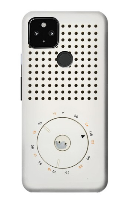 S1857 Rétro transistor radio Etui Coque Housse pour Google Pixel 4a 5G