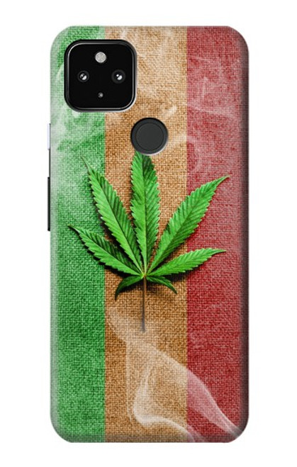 S2109 Drapeau Rasta Etui Coque Housse pour Google Pixel 4a 5G