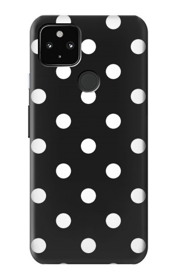 S2299 Noir Pois Etui Coque Housse pour Google Pixel 4a 5G