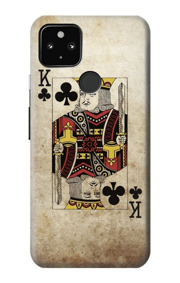 S2528 Poker King Carte Etui Coque Housse pour Google Pixel 4a 5G