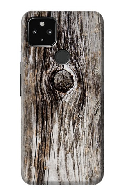 S2844 Vieux bois d'écorce graphique Etui Coque Housse pour Google Pixel 4a 5G