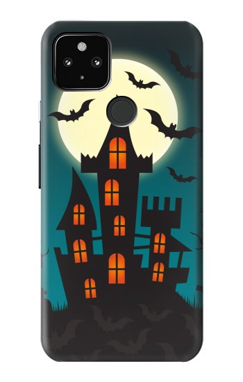 S3268 Château Halloween Festival Etui Coque Housse pour Google Pixel 4a 5G