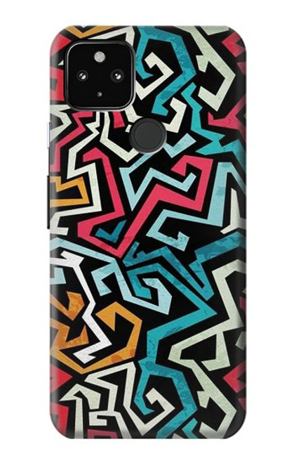 S3712 Motif Pop Art Etui Coque Housse pour Google Pixel 4a 5G