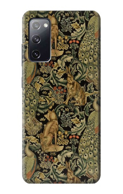 S3661 William Morris Forest Velvet Etui Coque Housse pour Samsung Galaxy S20 FE
