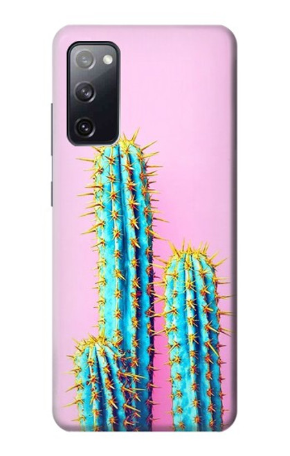 S3673 Cactus Etui Coque Housse pour Samsung Galaxy S20 FE