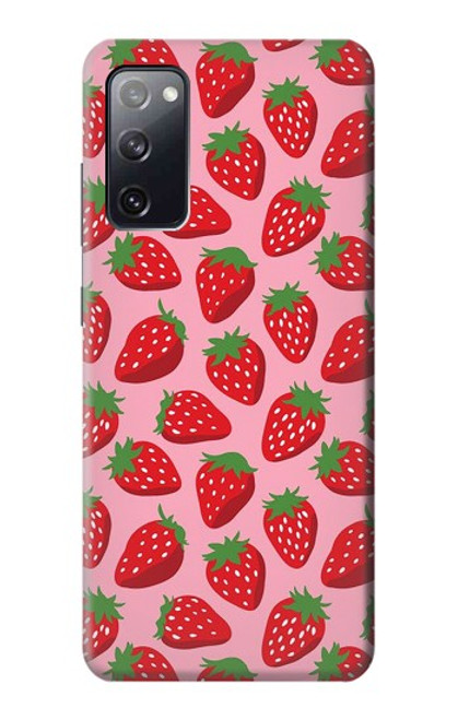 S3719 Modèle de fraise Etui Coque Housse pour Samsung Galaxy S20 FE