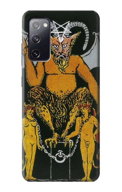 S3740 Carte de tarot le diable Etui Coque Housse pour Samsung Galaxy S20 FE