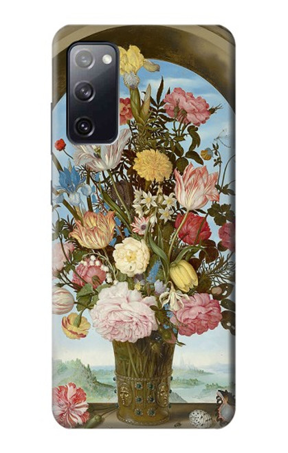 S3749 Vase de fleurs Etui Coque Housse pour Samsung Galaxy S20 FE