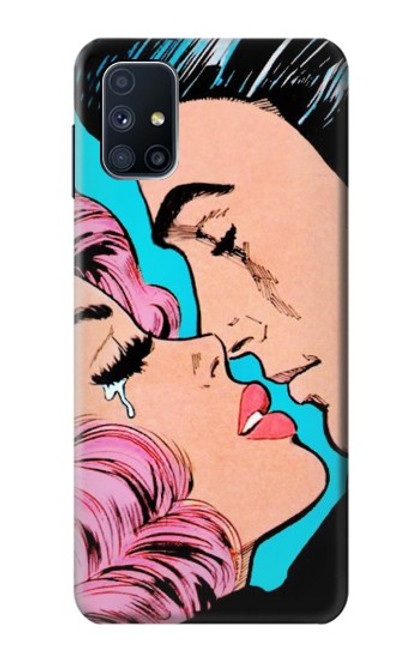 S3469 Pop Art Etui Coque Housse pour Samsung Galaxy M51