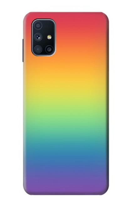 S3698 Drapeau de fierté LGBT Etui Coque Housse pour Samsung Galaxy M51