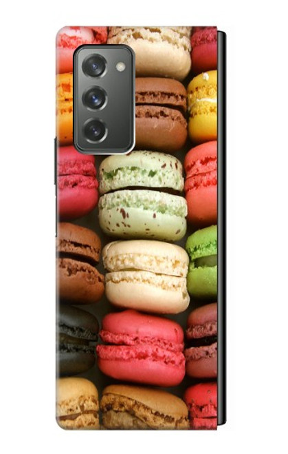 S0080 macarons Etui Coque Housse pour Samsung Galaxy Z Fold2 5G
