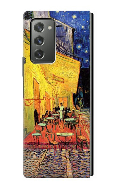 S0929 Van Gogh Café Terrasse Etui Coque Housse pour Samsung Galaxy Z Fold2 5G