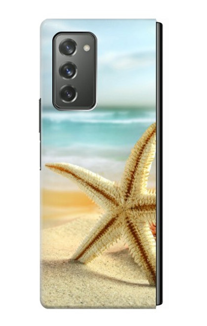 S1117 Étoiles de mer sur la plage Etui Coque Housse pour Samsung Galaxy Z Fold2 5G