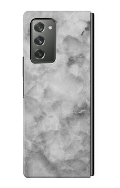 S2845 Texture en marbre gris Etui Coque Housse pour Samsung Galaxy Z Fold2 5G