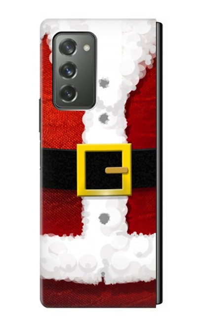 S2846 Costume de Noël Père Noël Rouge Etui Coque Housse pour Samsung Galaxy Z Fold2 5G