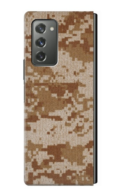 S2939 Camo camouflage numérique Désert Etui Coque Housse pour Samsung Galaxy Z Fold2 5G