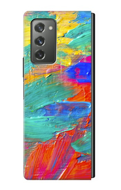 S2942 Peinture Coup de pinceau Etui Coque Housse pour Samsung Galaxy Z Fold2 5G