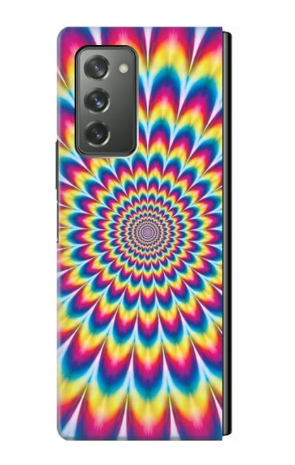 S3162 psychédélique coloré Etui Coque Housse pour Samsung Galaxy Z Fold2 5G