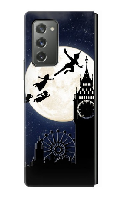 S3249 Peter Pan Pleine Lune Nuit Etui Coque Housse pour Samsung Galaxy Z Fold2 5G