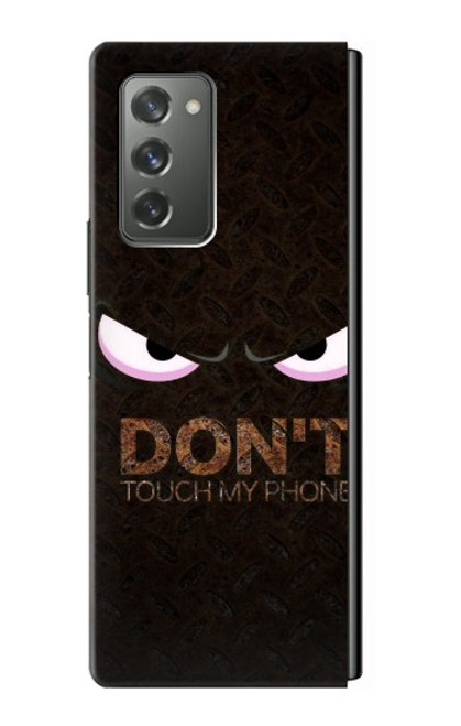 S3412 Ne touche pas mon téléphone Etui Coque Housse pour Samsung Galaxy Z Fold2 5G