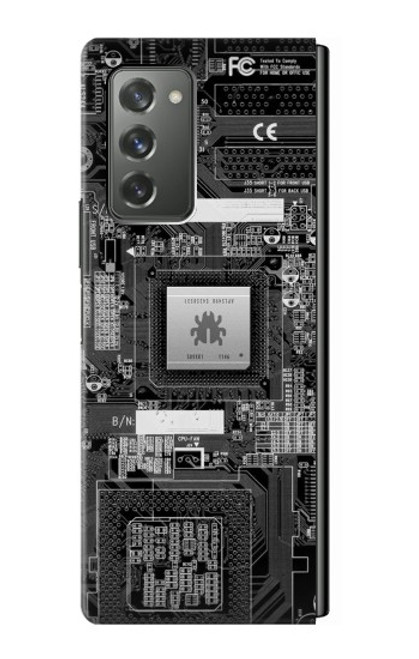 S3434 Punaise Circuit Board graphique Etui Coque Housse pour Samsung Galaxy Z Fold2 5G