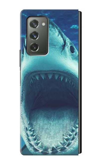 S3548 Requin-tigre Etui Coque Housse pour Samsung Galaxy Z Fold2 5G