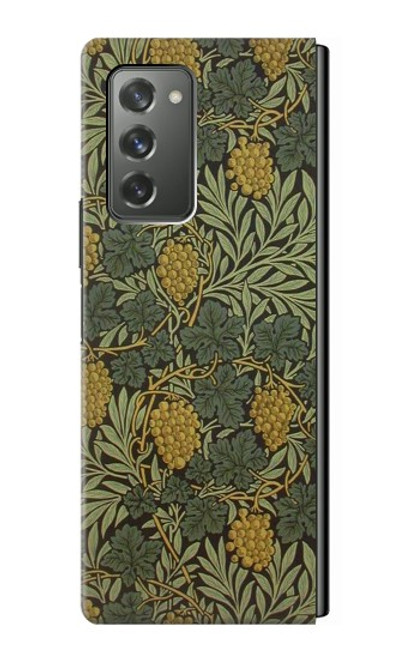 S3662 William Morris Vine Pattern Etui Coque Housse pour Samsung Galaxy Z Fold2 5G