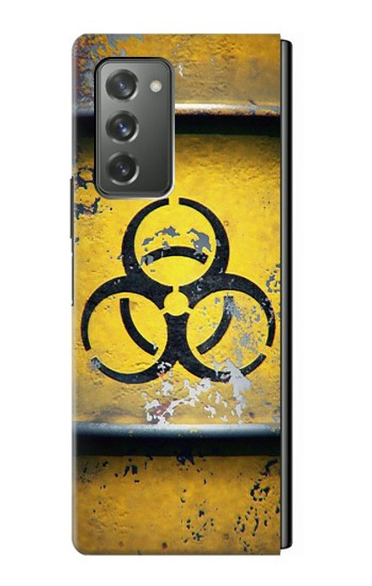 S3669 Graphique du réservoir de danger biologique Etui Coque Housse pour Samsung Galaxy Z Fold2 5G