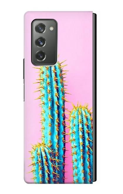 S3673 Cactus Etui Coque Housse pour Samsung Galaxy Z Fold2 5G