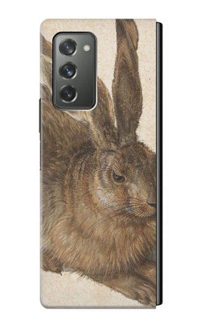 S3781 Albrecht Durer Young Hare Etui Coque Housse pour Samsung Galaxy Z Fold2 5G