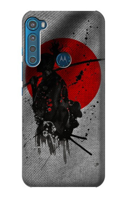 S3517 Japon Drapeau Samurai Etui Coque Housse pour Motorola One Fusion+