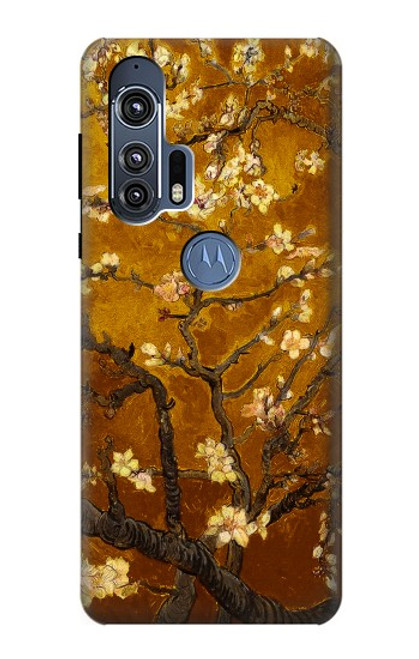 S2663 Fleur jaune Amandier Van Gogh Etui Coque Housse pour Motorola Edge+