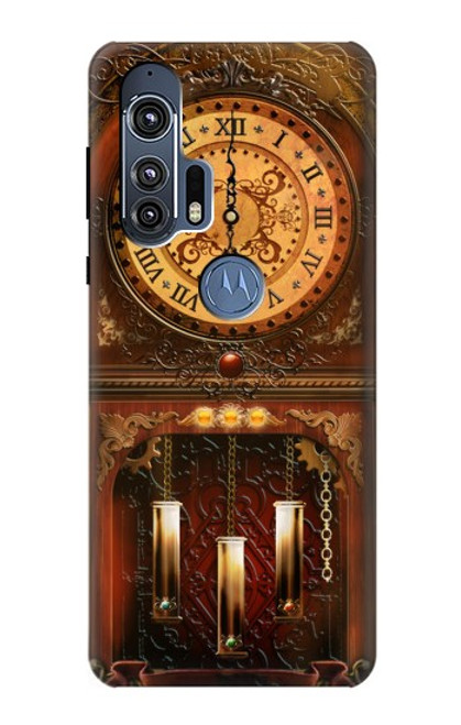 S3174 Horloge Grand-père Etui Coque Housse pour Motorola Edge+