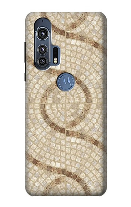 S3703 Carreaux de mosaïque Etui Coque Housse pour Motorola Edge+