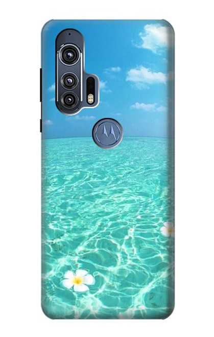 S3720 Summer Ocean Beach Etui Coque Housse pour Motorola Edge+